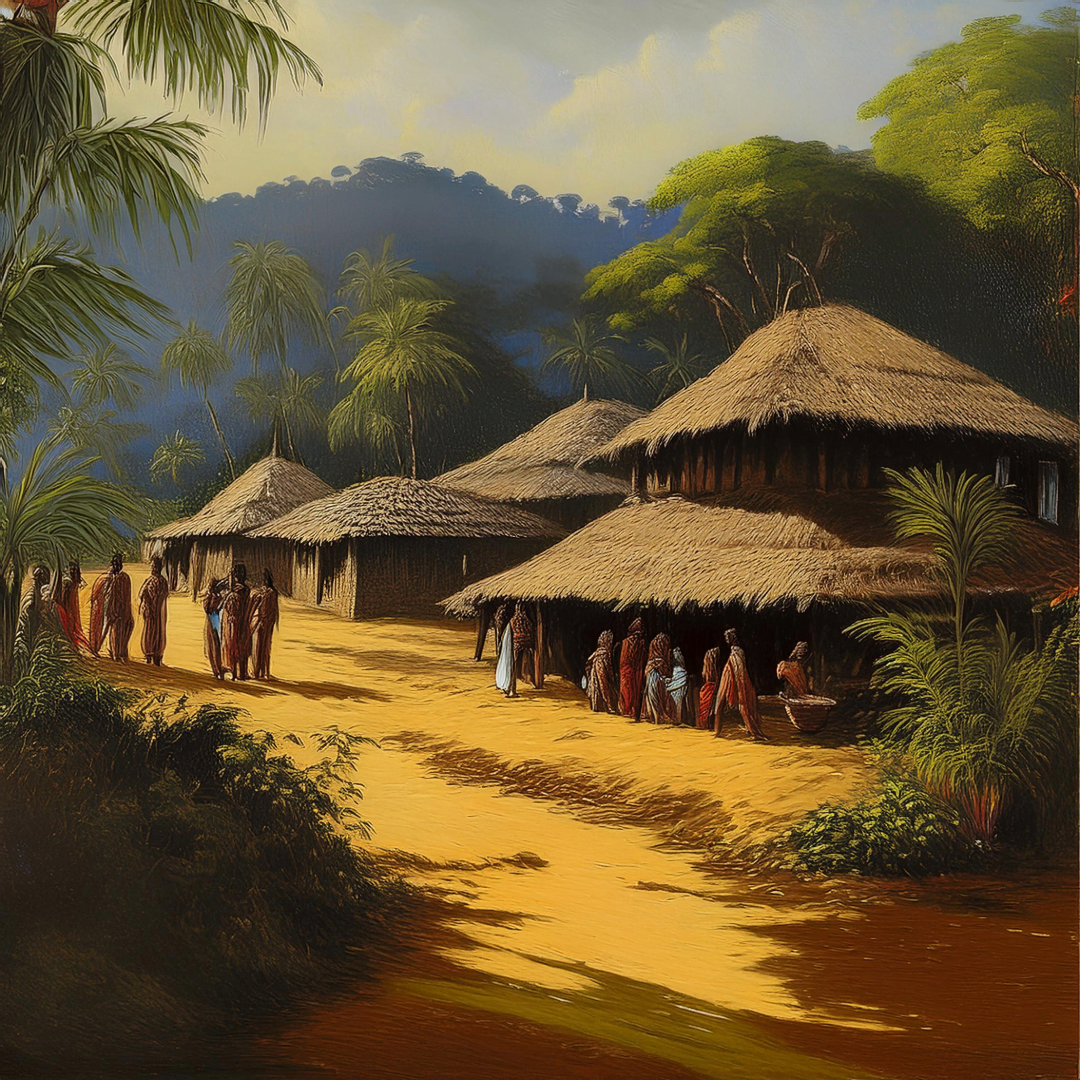 sri lankan village